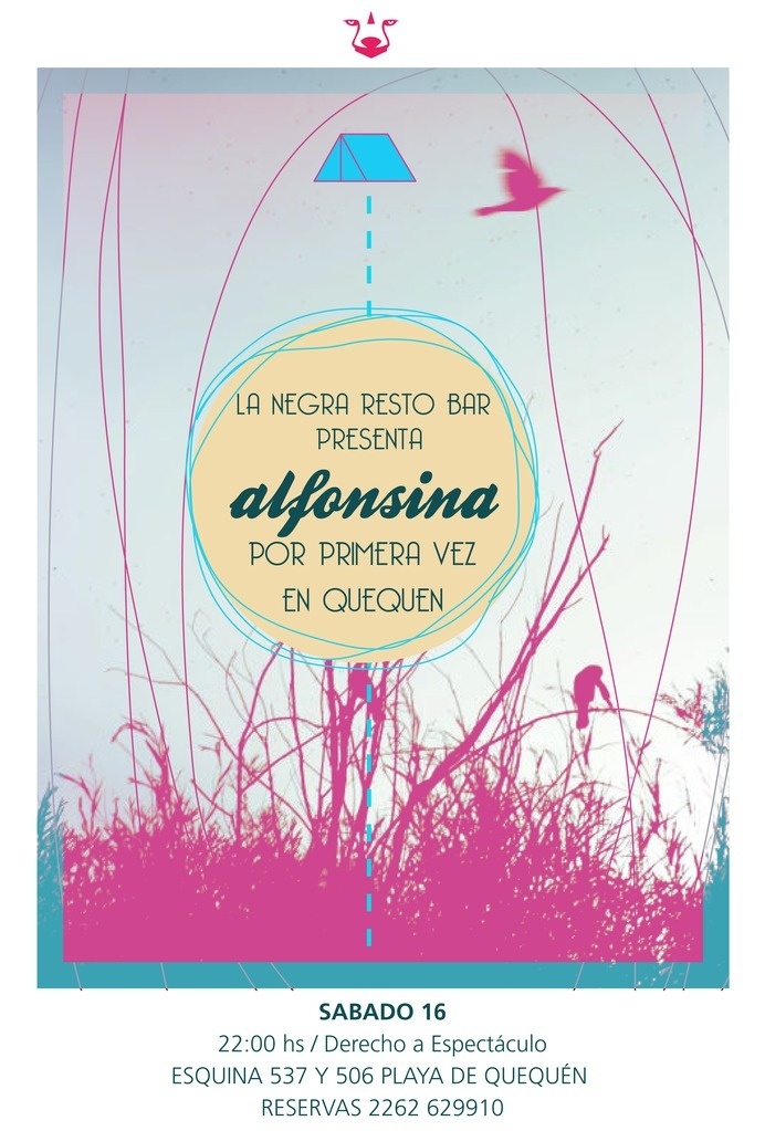 Poster by Alfonsina #el #desde #design #alfonsina #indie #posters #music #mar #quequen