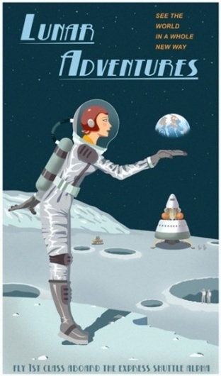 The Art of Steve Thomas « These Old Colors™ #steve #design #thomas #moon