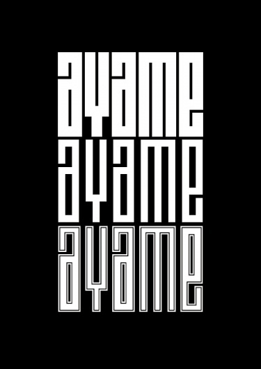 Alt Ayame Typeface on the Behance Network #fonts #font #design #graphic #free #typographic #typeface #type #typo #typography