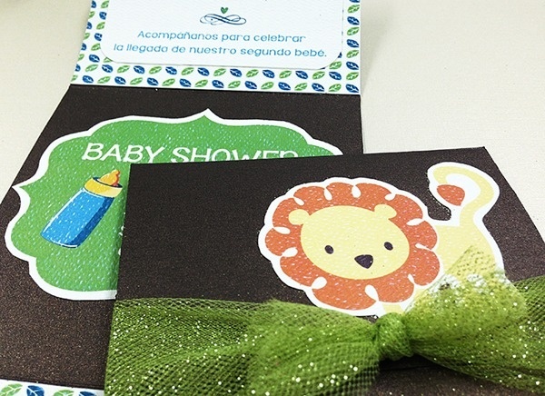 Baby Shower Invitation. Baby Lion Theme. #invitation #shower #crafts #print #lion #impreso #manualidades #len #baby