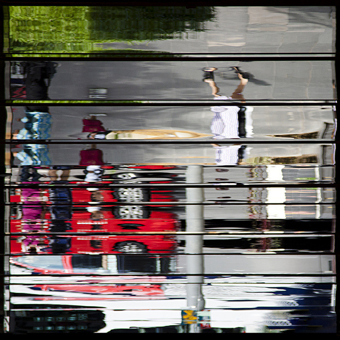 somewhere on Orchard Road again | Flickr - Photo Sharing! #abstract #form #photography #architecture #distortion #reflection