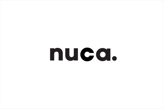 nuca Brand corporate Design branding by eggplant factory beauty cosmetic cosmetics beautiful pink violet typography minimal japan branding g