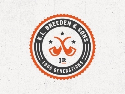 Dribbble - K.L. Breeden & Sons Revised by Ryan Feerer #feerer #logo #ryan