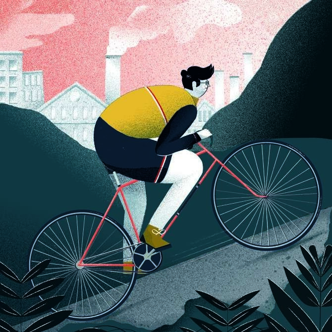 Inspiring Sport Illustrations by Michael Driver