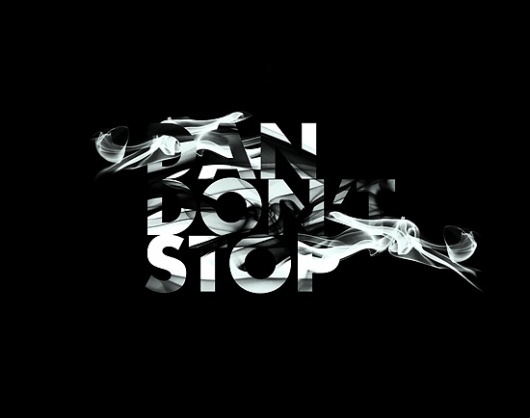 Smoke + Type on the Behance Network #lettering #awesome
