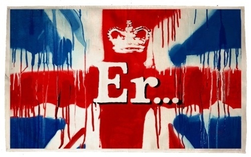 Bryan Riddle - Jubliee Banksy Er Banksy giving away an exclusive... #jubilee #union #print #diamond #banksy #jack #art #street