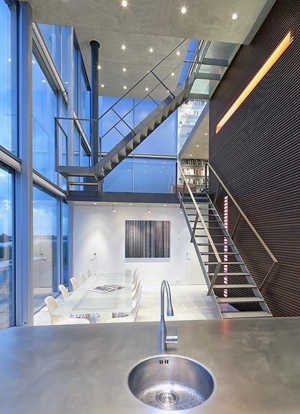 CJWHO ™ (Rieteiland House, Amsterdam, Netherlands by Hans...) #netherlands #design #interiors #glass #architecture #amsterdam #luxury