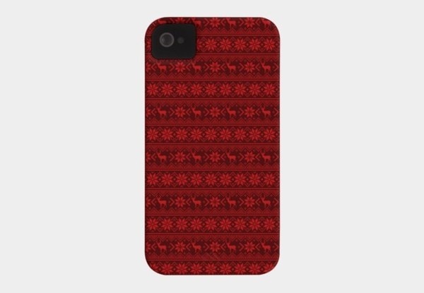 Red Nordic Case For Iphone Or Galaxy #iphone #case #pattern #nordic