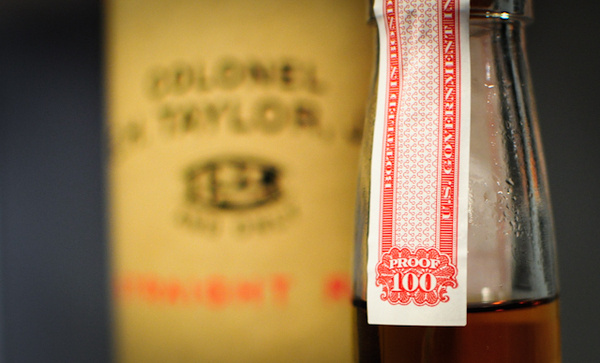 colonel eh taylor bottled in bond #whiskey #packaging #in #bond #label #bottled