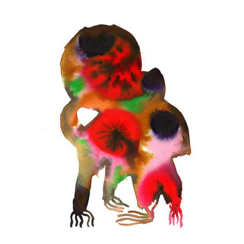#painting #watercolor #monster