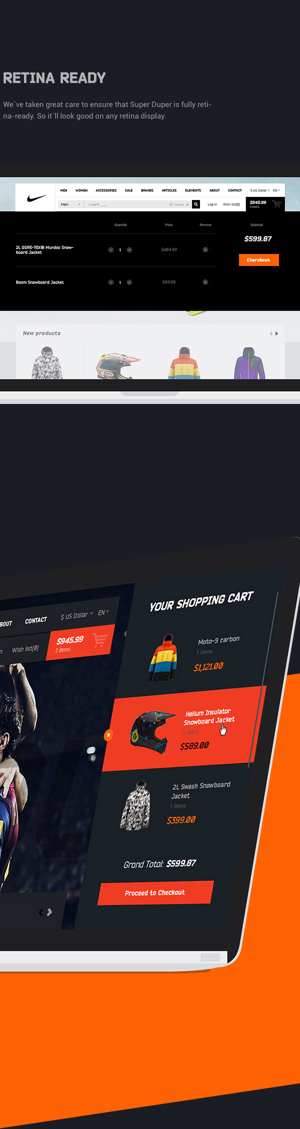 NIKE Concept & Free PSD Pack on Behance #flat #template #hezytheme #shop #psd #free #responsive #black #store #ecommerce #nike #concept #webdesign #dark #hezy #web