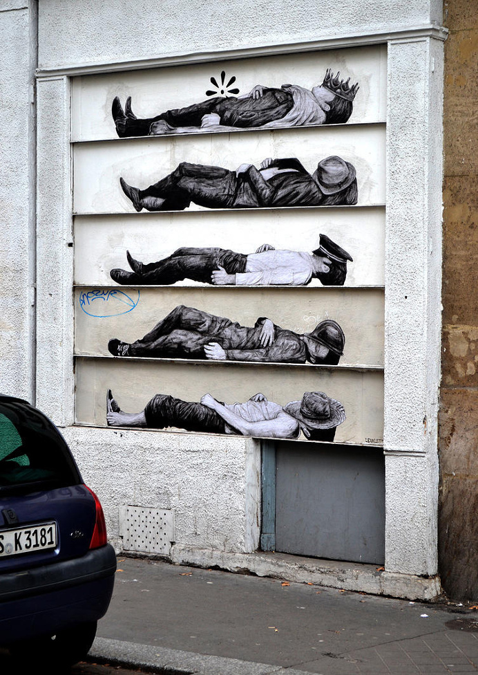 Humorous Site-Specific Street Art by Levalet