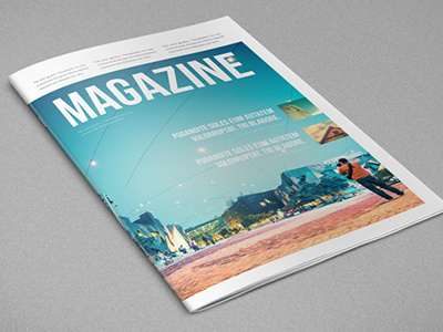 Minimal Magazine. Download here: http://graphicriver.net/item/minimal-magazine/6680861?ref=abradesign #mag #modern #simple #professional #minimal #sober #template #download #magazine