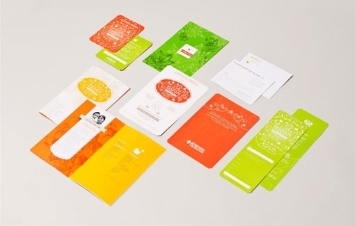 Design Work Life » YIU Studio: ICHS Gala Materials #gala #colorful #invitation