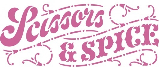 Scissors and Spice: Scissors Craft: The New Scissors and Spice Logo by Ken Barber #barber #lettering #house