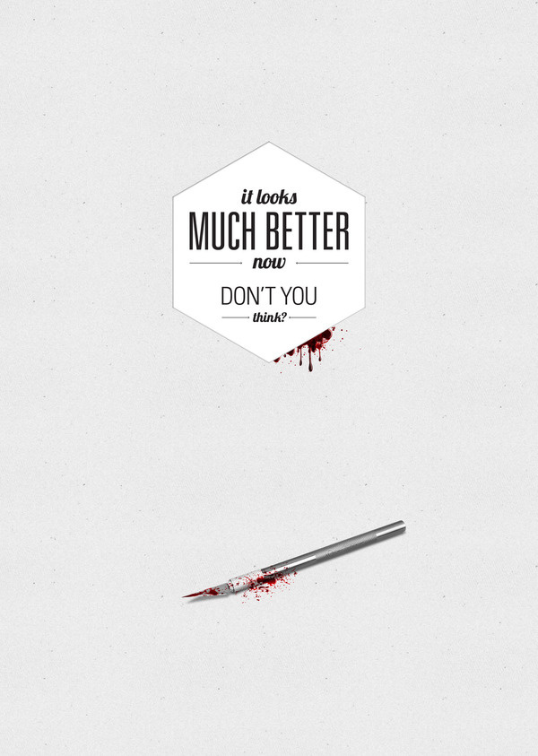 The next time client insults your work... stop sulking and make a poster