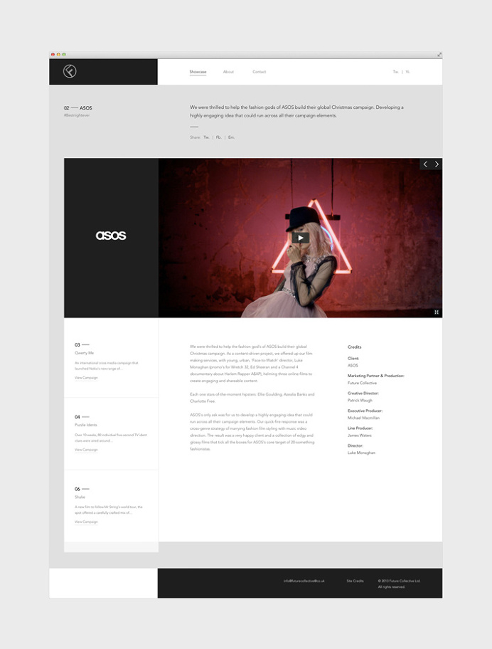 Future Collective by Hatch Inc. #website #web design