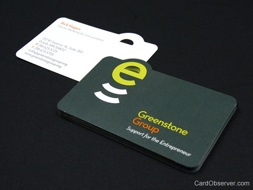 Green Business Cards Design Inspiration #cards #identity #business