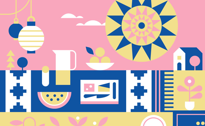 EHD, eight hour day, minneapolis, facebook, design, illustration, shape, geometric