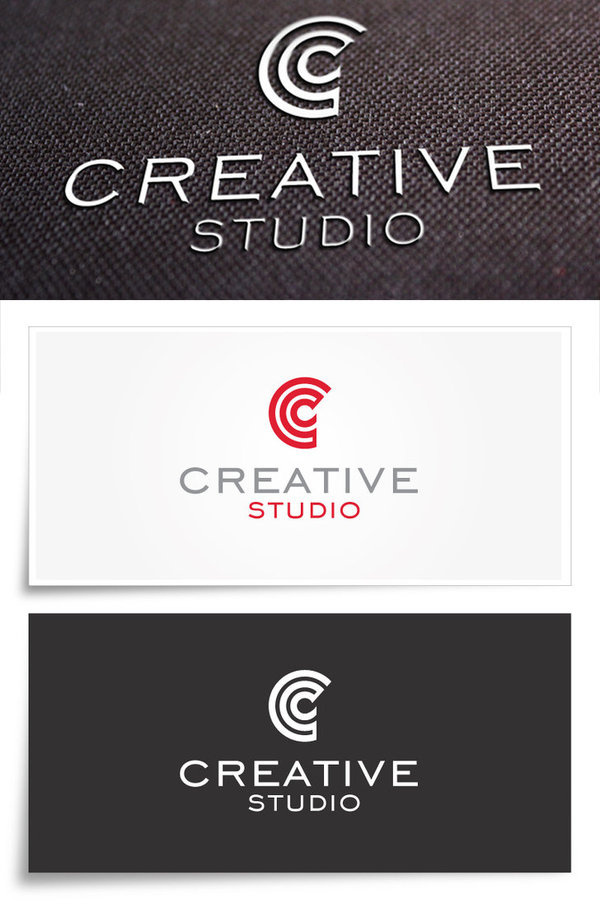 Creative Studio Logo #medya #red #c #modern #mockup #letter #studio #logo #download