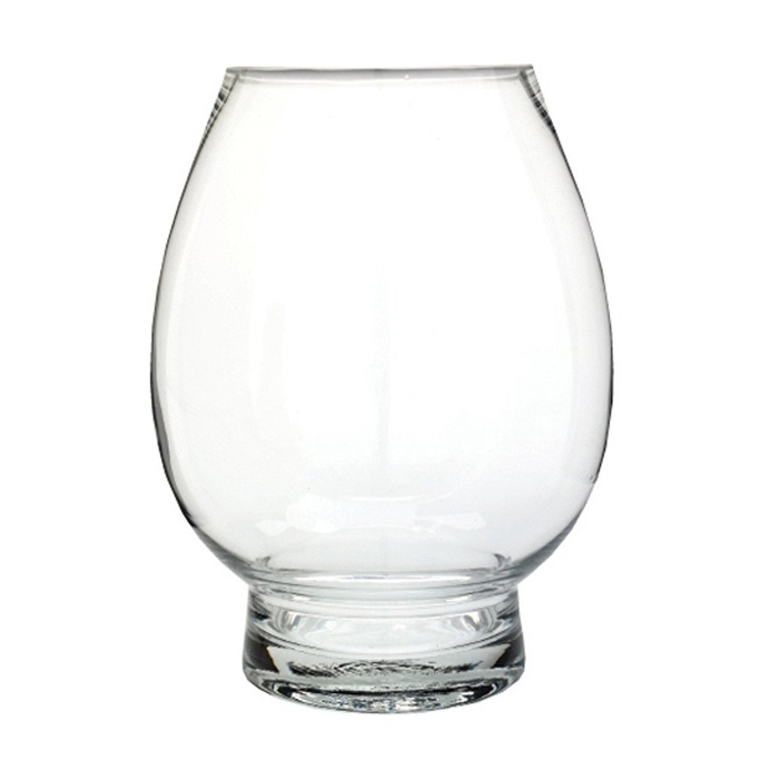 Balloon Glass Hurricane, 25 cm H x 20 cm D