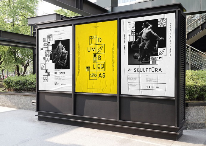 Šiauliai Drama Theater Branding - Mindsparkle Mag Aivaras Bakanauskas designed the branding for Šiauliai drama theater (Valstybinis Šiaulių dramos teatras) – the second theater in the history of Independent Lithuania. #logo #packaging #identity #branding #design #color #photography #graphic #design #gallery #blog #project #mindsparkle #mag #beautiful #portfolio #designer