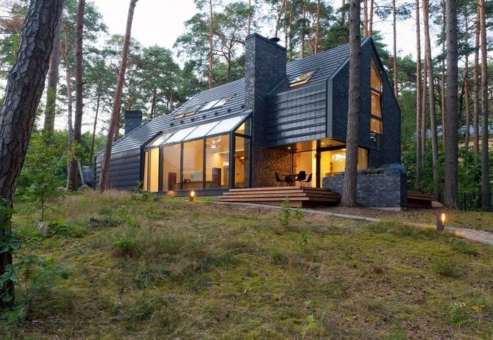 Black House Blues by Studija Archispektras #interior #design #architecture
