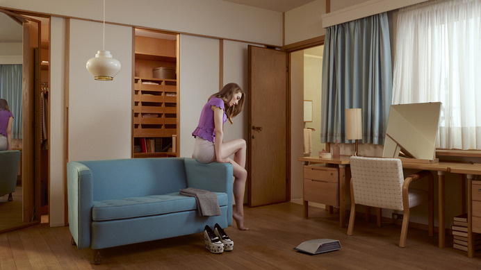 Alvar Aalto Maison Carré | moderndesign.org #interior #lamp #woman #alvar #desk #aalto