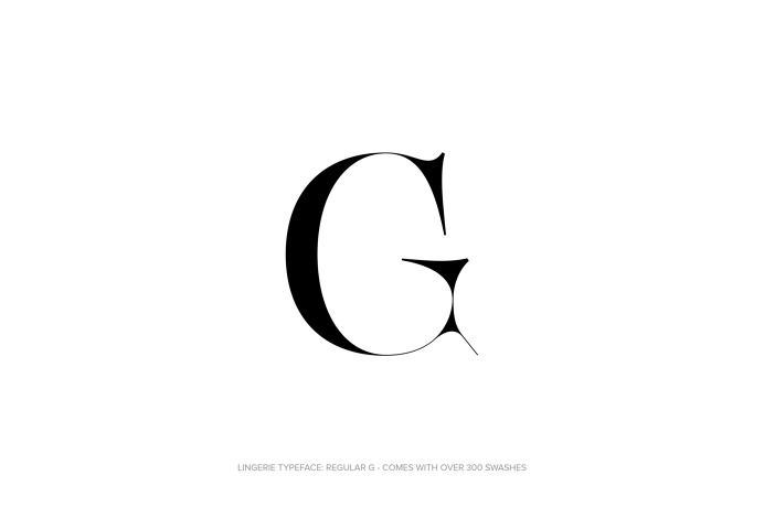 Lingerie Typeface - The Most Advanced Typeface For Fashion And Luxury by Moshik Nadav Typography #Lingerie #Typeface #Fashion #FashionTypogr