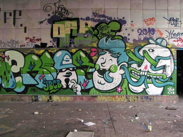 Colour in forgotten places on Behance #graffiti #paint #art #spray #awesome