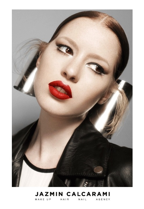 Jazmin Calcarami - makeup on Behance #fashion #design #makeup #branding