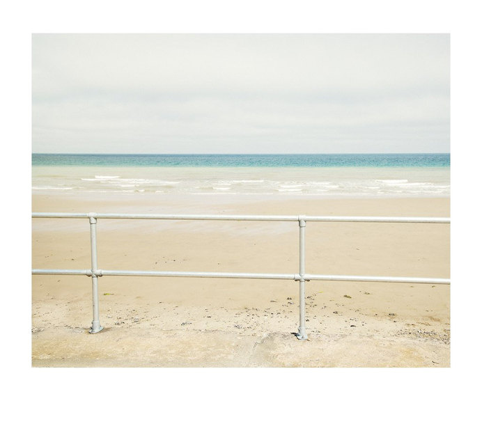 Railings, sea, sky, beach, sand, pastel, rothko, surf, horizon, waves, landscape, tranquil #tranquil #surf #sky #railings #landscape #rothko #sea #sand #horizon #beach #waves #pastel