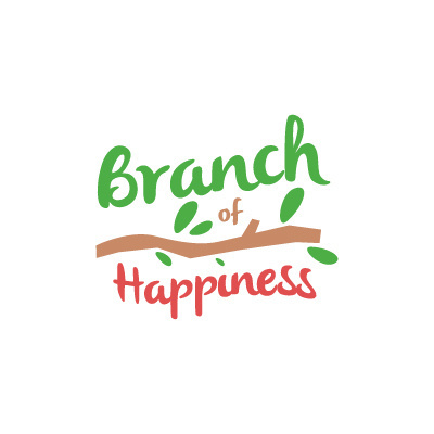 Branch of Happiness on Behance #logo #design #plant #typography