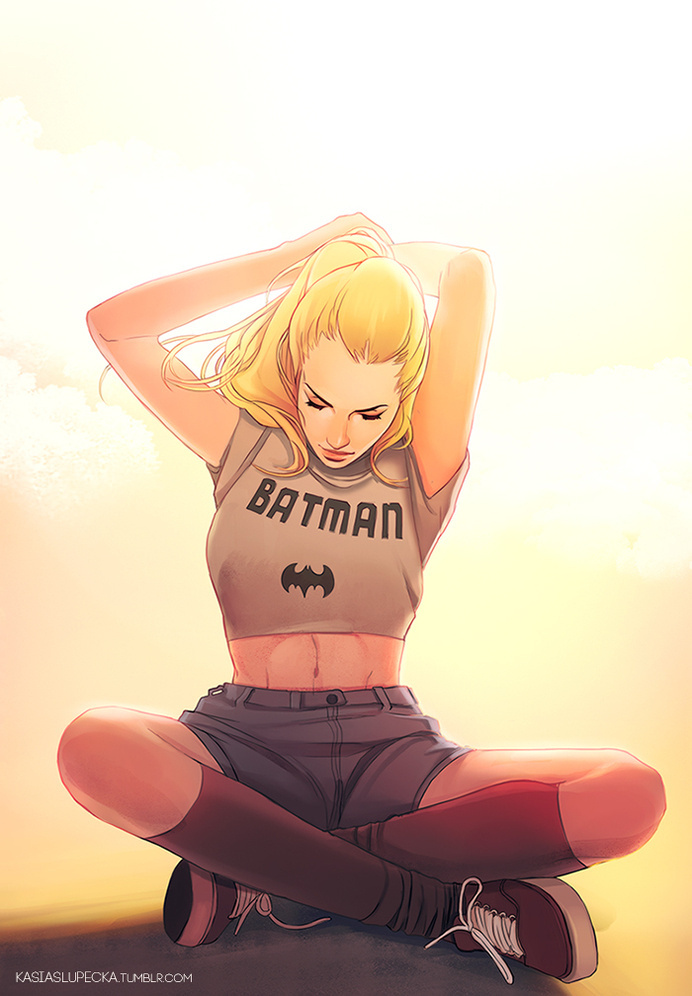 Kasia Art – 'When I grow up I want to be a Batgirl!' #batgirl #illustration