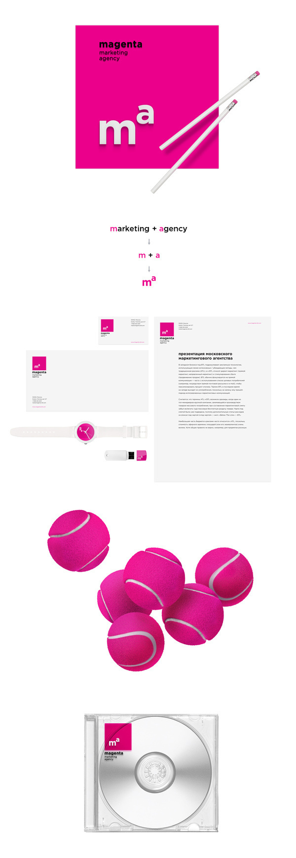 Magenta, marketing agency #website #identity #branding