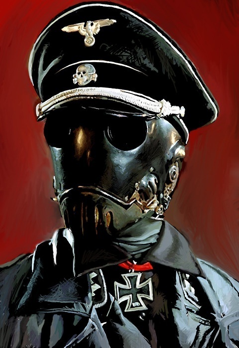 Twibfy #movie #hell #boy #nazi #illustration #painting