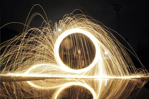 Credits: Nikolaj Bielov Photography #steel #wool #light #fire