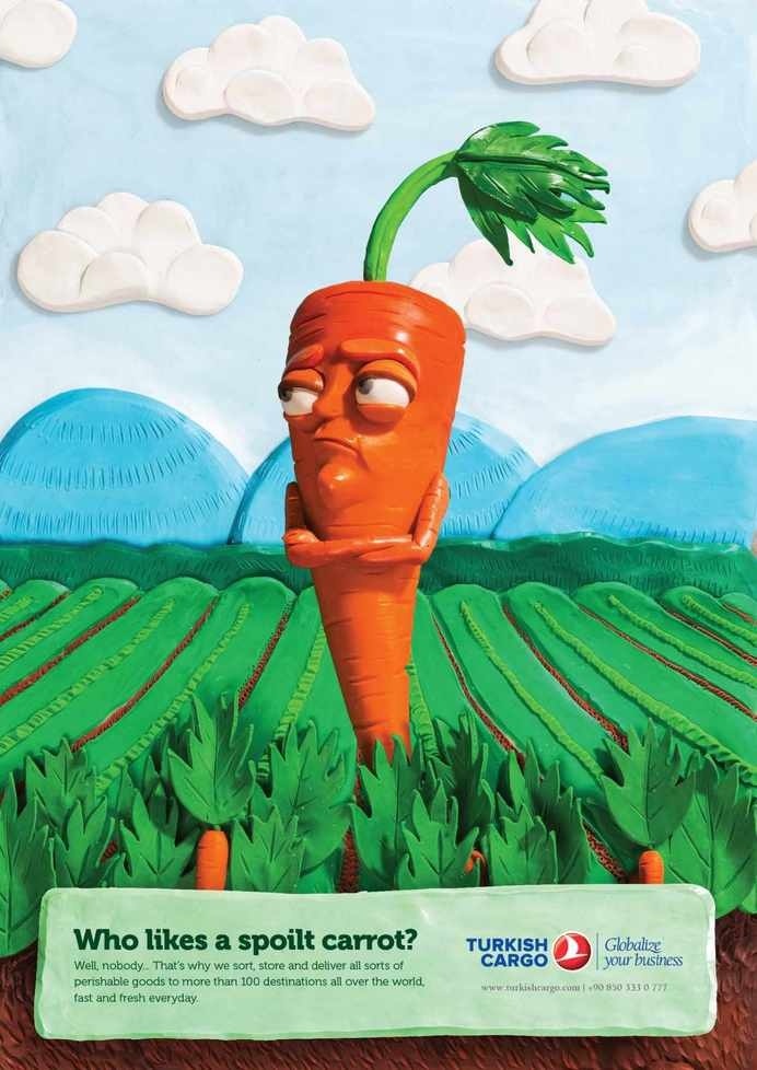 Turkish Cargo: Carrot #clay #3d #carrot