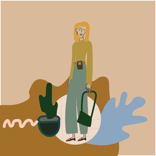 Women, style, fashion illustration | By Brittany Byrne for Sheologie | MINIMAL-NATURAL