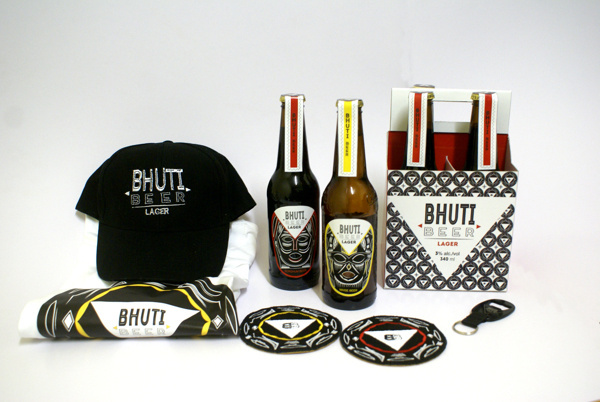 South African Bhuti beer packaging design #beer #packaging #africa #design #south #bhuti