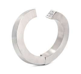 Diamant-Platin-Armreif