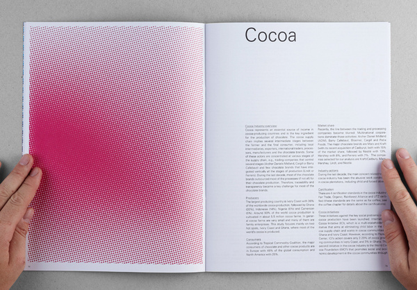 HEC CSR : DEMIAN CONRAD DESIGN #interior #halftone #red #print #book #spread