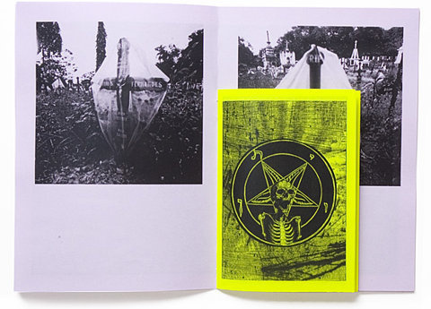 The End — Automatic Books #illustration #yellow #black #skeleton