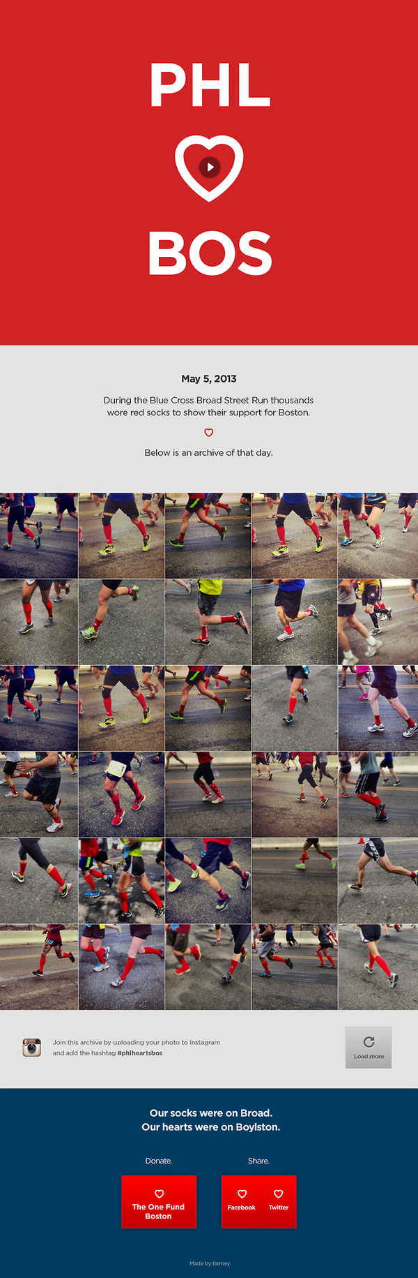 PHL <3 BOS - http://phlheartsbos.tumblr.com/ #ux #design #bold #clean #web #social
