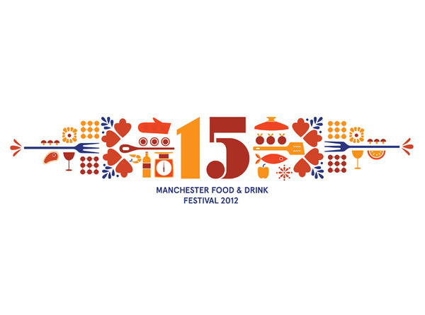 Manchester Food and Drink Festival | Bitique #logo #illustration #identity