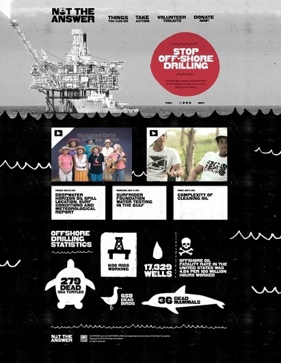 Surfrider Foundation - Stopbreathing #website #layout #design