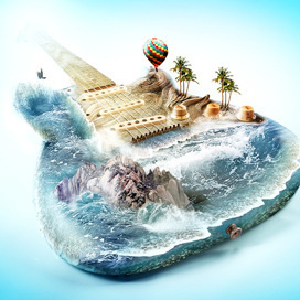 Water Guitar #guitar #water #marinelli #rodrigo #campinas