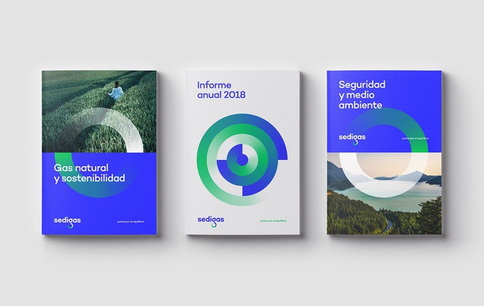 Brochures Sedigas Morillas branding on Behance