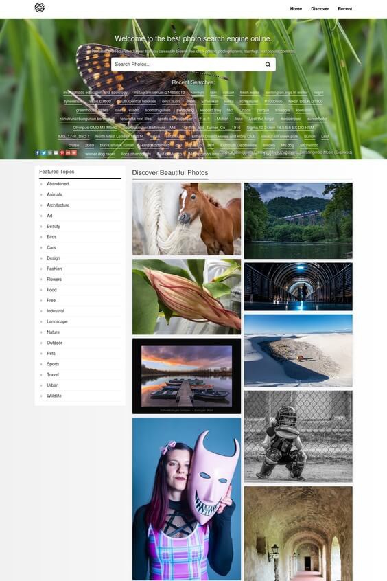 Photohab: A Simple and Fastest Way To Search Free Photos