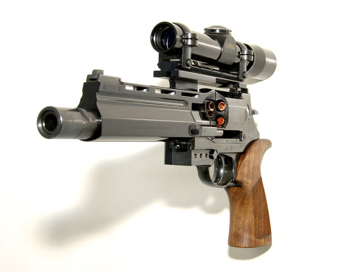 Flickr Photo Download: The Mateba Unica 6. Leupold M8-2X EER #gun #weapon #hand #scope